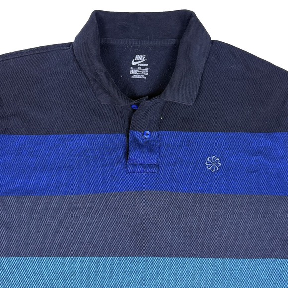 Nike Other - Nike Men's XL‎ Multicolor Striped Short Sleeve Sportswear Polo Shirt